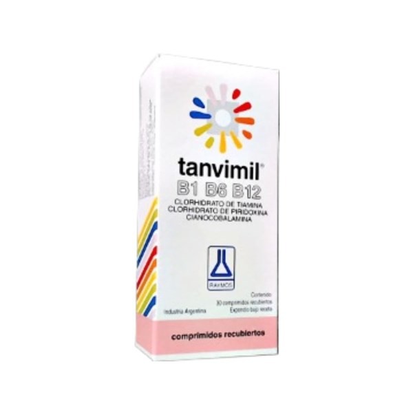 Megalabs Tanvimil Complejo Vit B. x 30 Comp Recubiertos #1