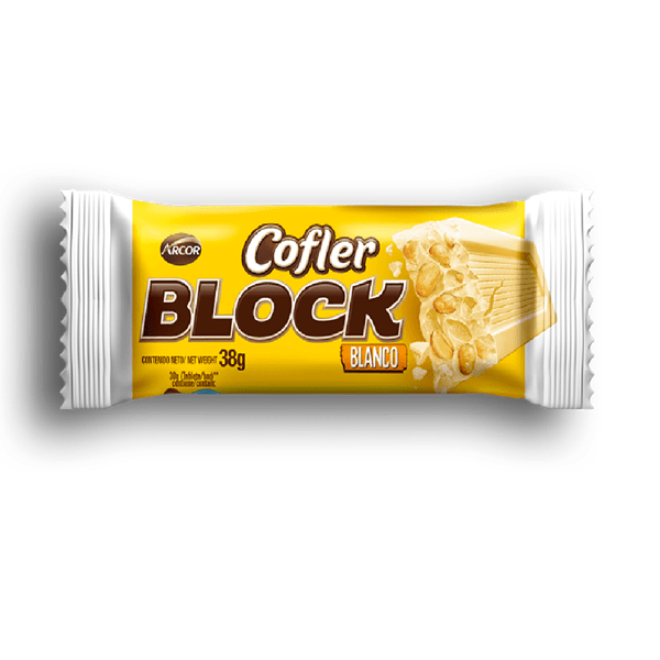 Arcor Chocolate Block Cofler X 38 G