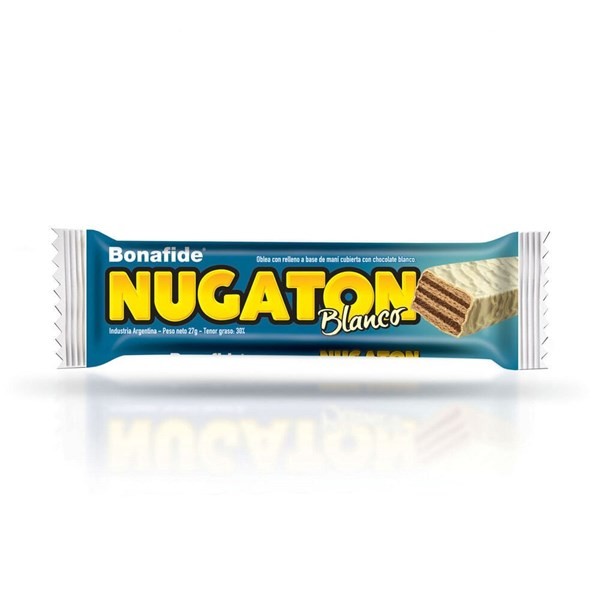 Oblea Nugatón Chocolate Blanco 27 g. #1
