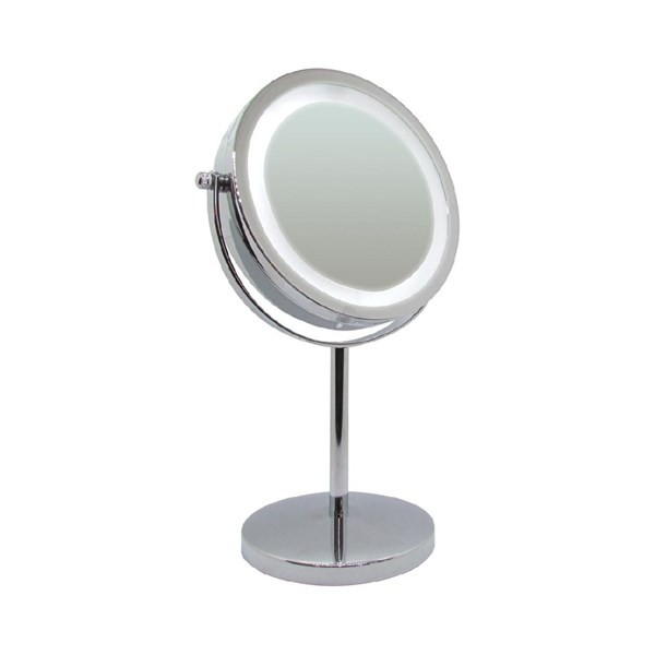 Express Beauty Espejo Circular de Pie Con Luz 5X #1