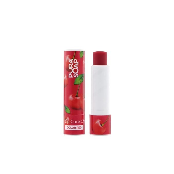 Balsamo Labial Pura Soap x 4 g Color Cherry Rojo