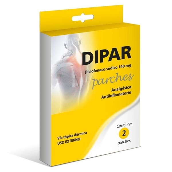 Dipar Parches | 2 Unidades | Diclofenac sodico  #1