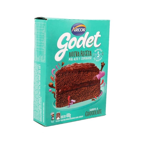 Bizcochuelo Chocolate Godet 480g #1