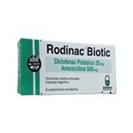 Géminis Farmacéutica Rodinac Biotic Amoxicilina + Diclofenac x 8 Comp Recubiertos #1