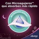 Always Toallas Femeninas Ultrafina Nocturna Con Alas 7 Unidades #6