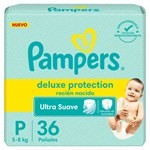 Pampers Pañales Deluxe Protection Peq (36 Unidades) #1