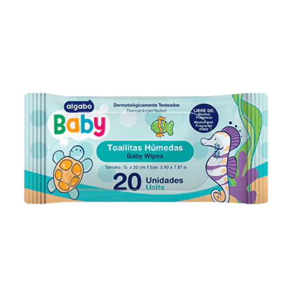 Algabo Baby Toallitas Humedas (20 Unidades)