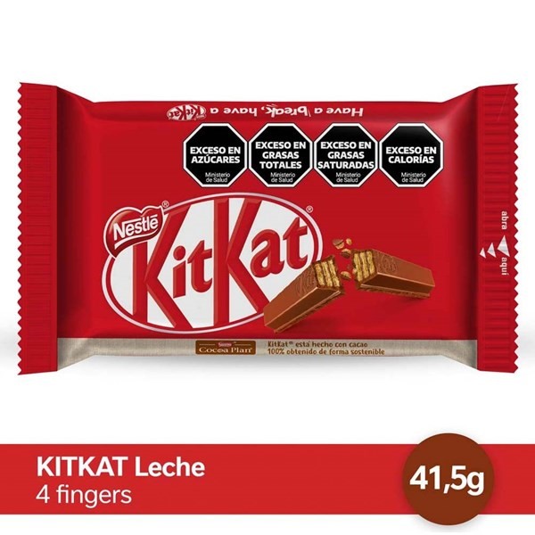 Kit Kat Oblea Kitkat® Leche 4 Fingers X 415 ,gr #1
