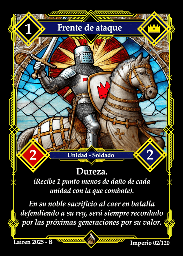 002 Frente De Ataque Precon Djinn/Soldado - Coste 1