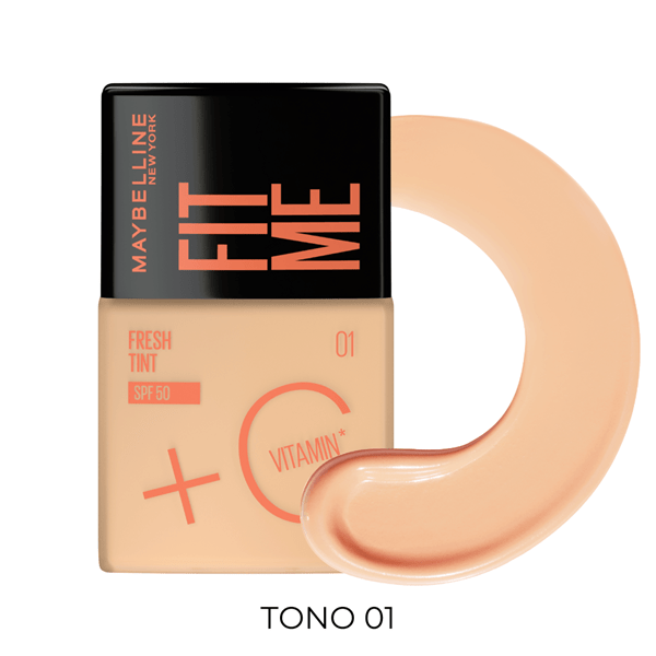 Base Líquida Maybelline Fit Me Fresh Tint Spf 50 1