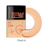 Base Líquida Maybelline Fit Me Fresh Tint Spf 50 1 #1