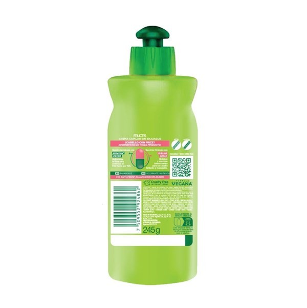 Fructis Crema de Peinar Hydra Liss 250 ml alt