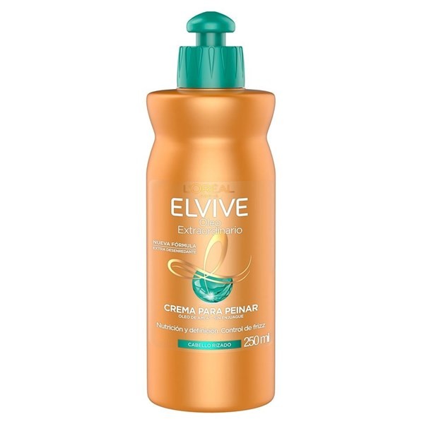 Elvive Crema Para Peinar Rizos Oleo Extraordinario 250 ml alt