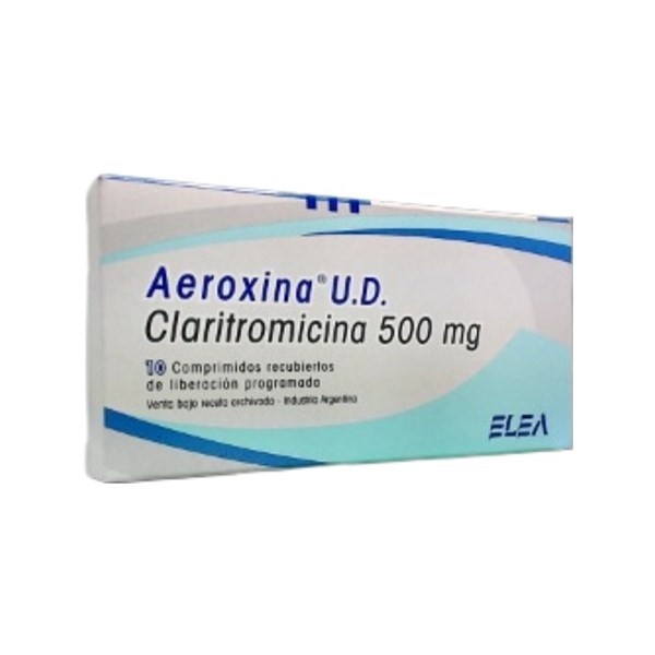Elea Aeroxina U.D. 500 Mg Claritromicina x 10 Comp Recubiertos #1