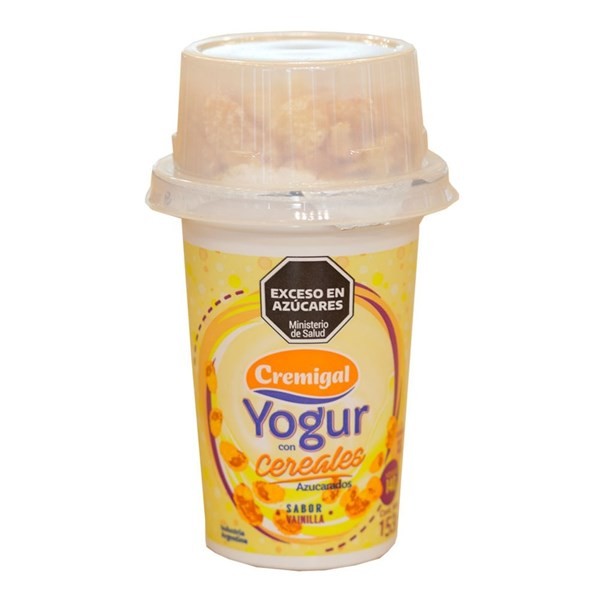 Yogur Cremigal Sabor Vainilla Con Cereales 153 g #1