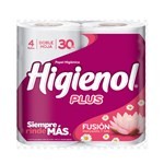 Papel Higienico Doble Hoja Higienol Plus X4 30 mts. #1