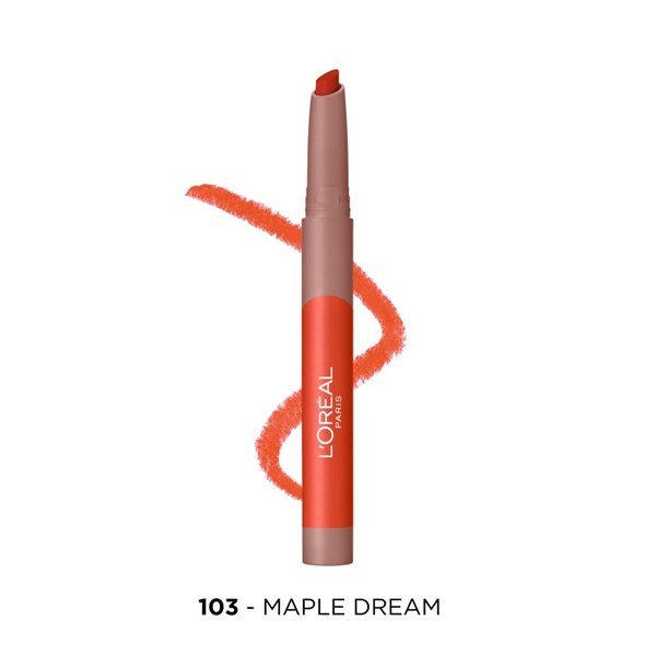 Loreal Paris Labial Matte Lip Crayon 103 maple Dream alt