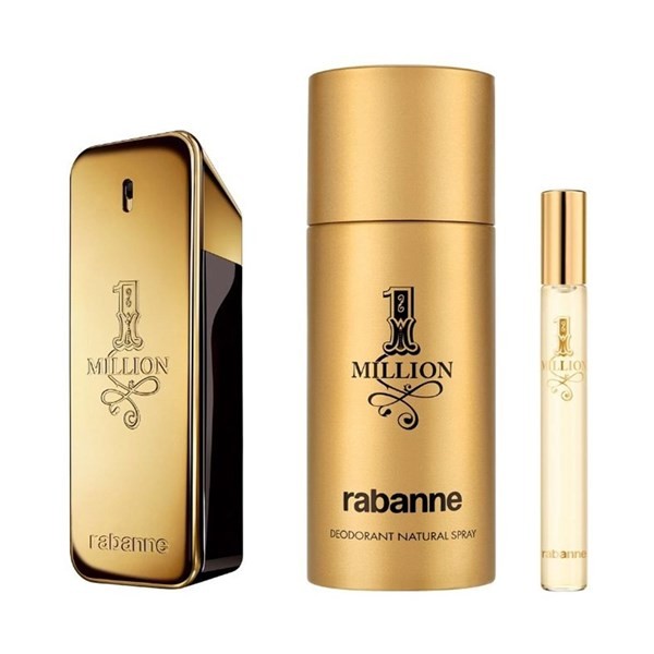 Rabanne One Million Edt 100 ml + Deo 150 ml + Edt 10 ml Presentación Fragancias 100 ml alt