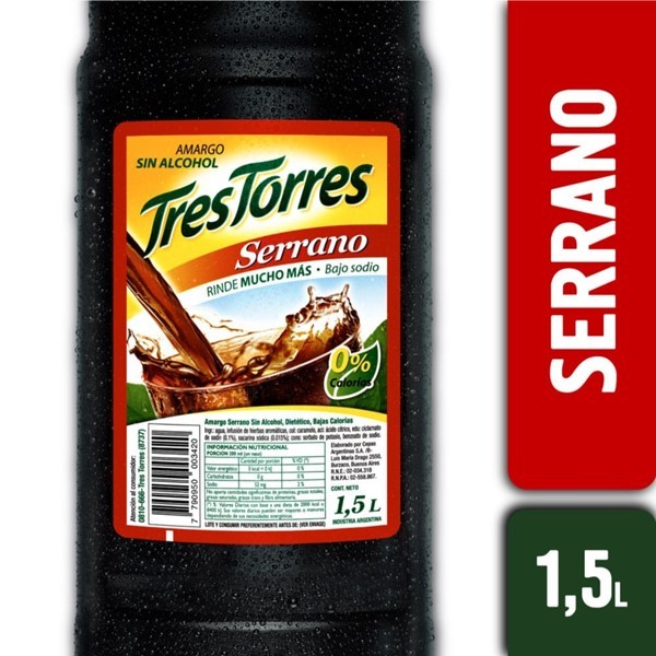 Amargo Tres Torres Serrano 1,5 L #1