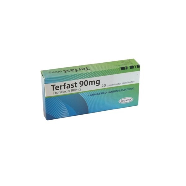 Terfast 90 Mg | 20 Comprimidos | Etoricoxib #1