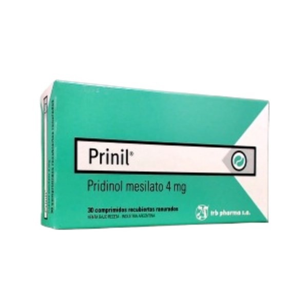 Trb-Pharma Prinil 4 Mg Pridinol,Mesilato x 30 Comp Ranurados #1
