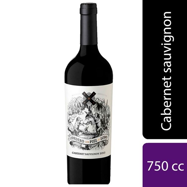 Vino Tinto Mosquita Muerta Cabernet Sauvignon Cordero Con Piel de Lobo 750 cc. #1