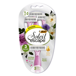 Bic Maquina Afeitadora Descartable Soleil Escape Rosa 3 Unidades #1
