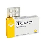 Cercor 25 mg | 20 comprimidos | Captopril #1