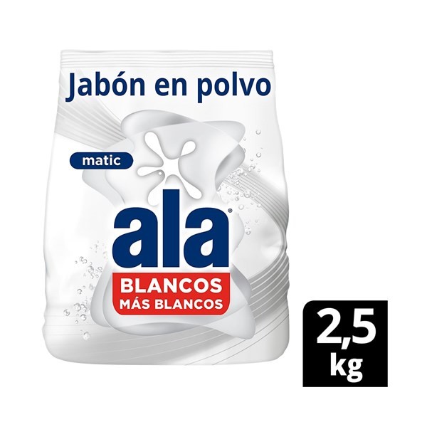 Jabón en Polvo Ala Matic Mas Blancos 2.5 kg #1