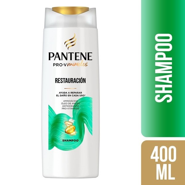Pantene Shampoo Miracles Restauración 400 Ml #1