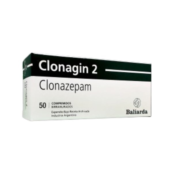 Baliarda Clonagin 2 2 Mg Clonazepam x 50 Comp #1