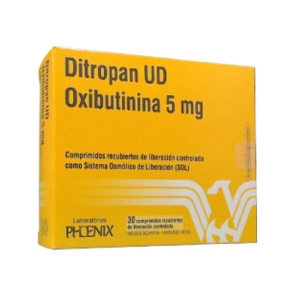 Elea Ditropan Ud Oxibutinina 5 Mg x 30 Comp #1