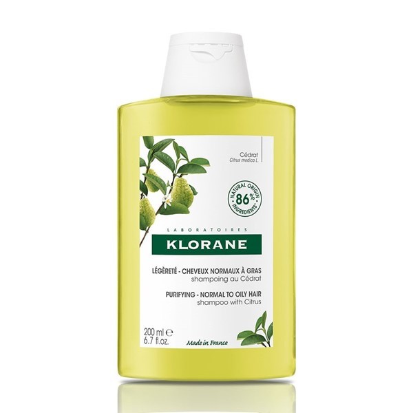 Klorane Shampoo Purificante Cedrat Para Cabellos Grasos 200 ml alt
