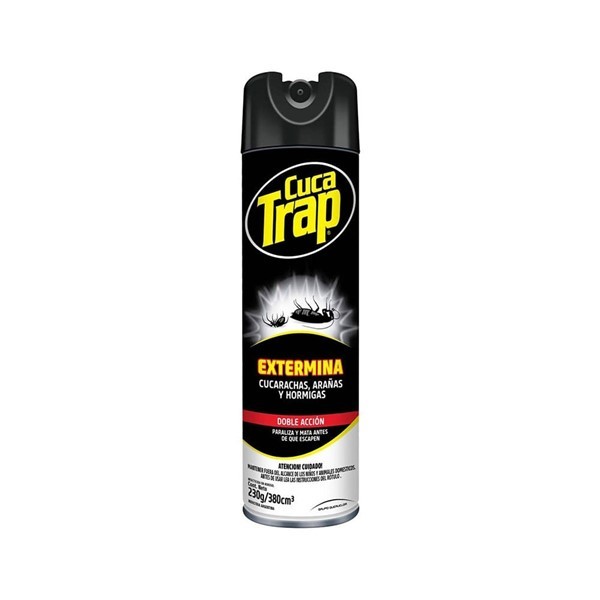 Cucatrap Insecticida Cuca Trap Mata Cucarachas 380 Ml