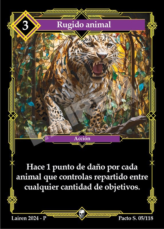 05 Rugido Animal - Precon - Coste 3