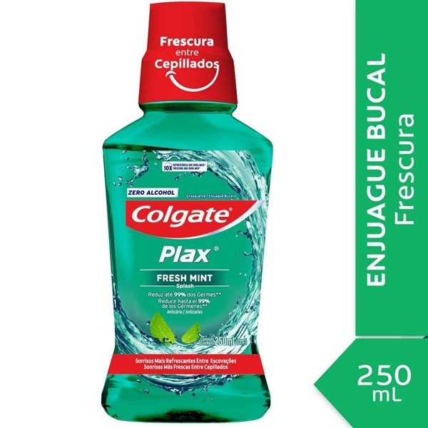 Colgate Enjuague Bucal Fresh Mint 250 ml
