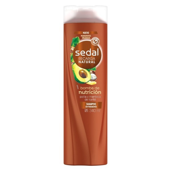 Shampoo Sedal Bomba de Nutrición x 340 ml #1