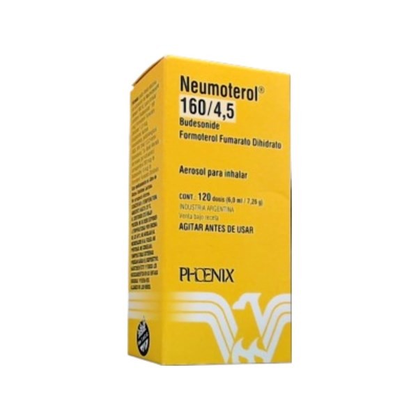 Elea Neumoterol Budesonide + Formoterol 160 / 4,5 Mg Aerosol x 120 Dosis Tipo de Receta Opcional #1