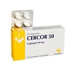 Cercor 50 mg | 20 comprimidos | Captopril #1
