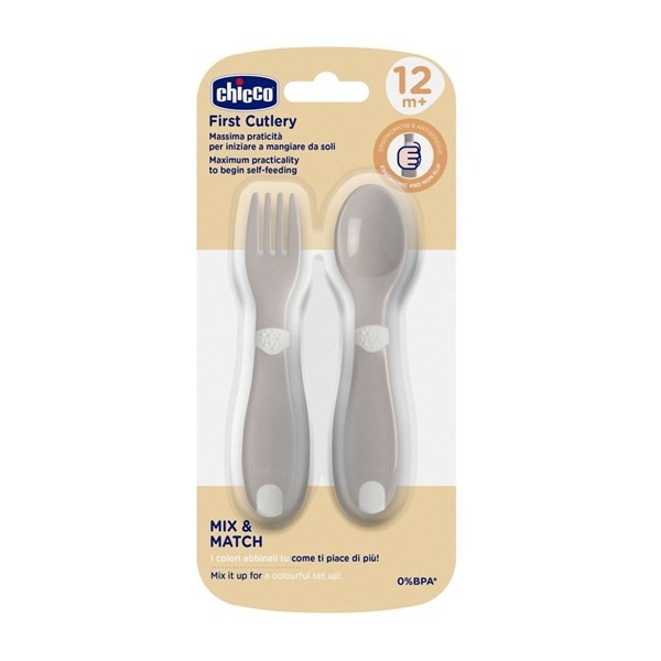 Chicco Cubiertos para Bebes + 12 Meses #1