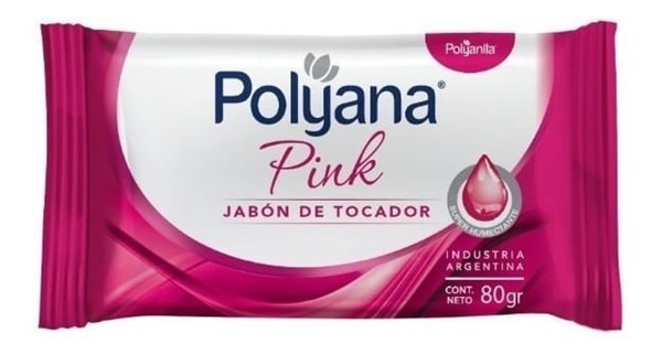 Polyana Pink Jabón de Tocador en Barra 80 g #1