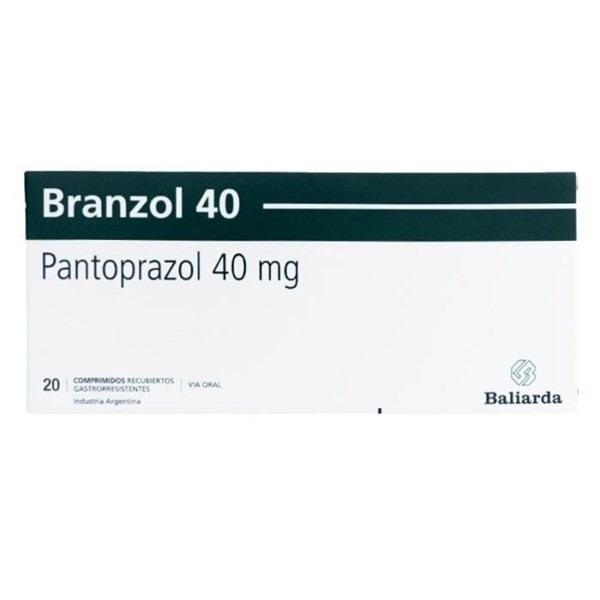 Branzol 40 Mg | 20 Comprimidos | Pantoprazol #1