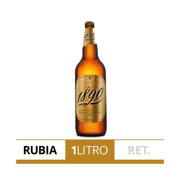 Cerveza Rubia 1890 x 1 l. #1