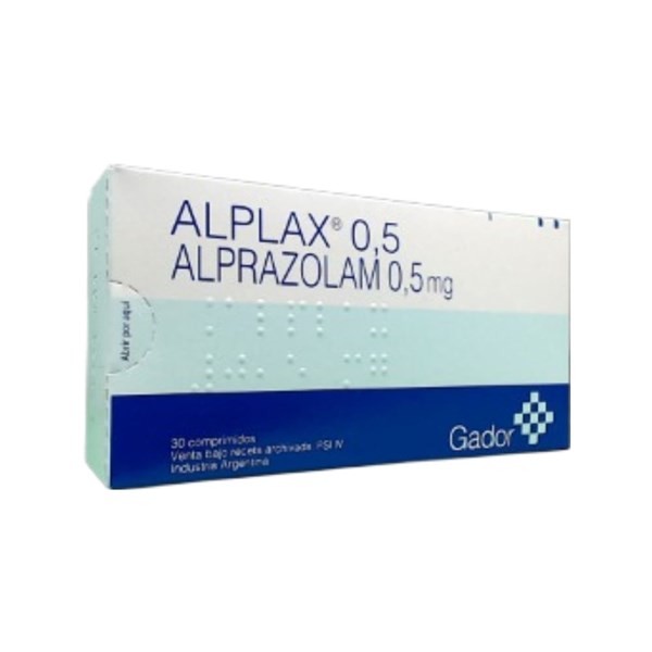 Gador Alplax Alprazolam 0.50 Mg x 30 Comp #1
