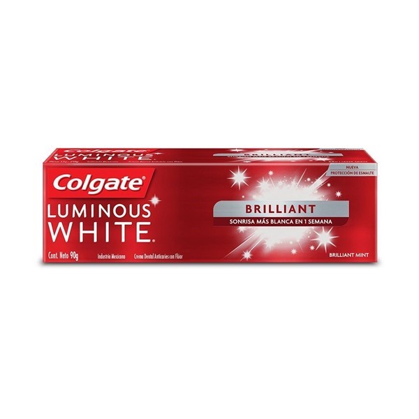 Colgate Crema Dental Luminous White Brillant 90 Gr alt