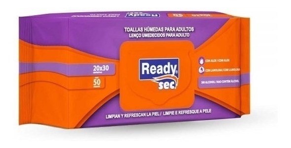 Toallitas Para Adultos ReadySec | 100 Unidades