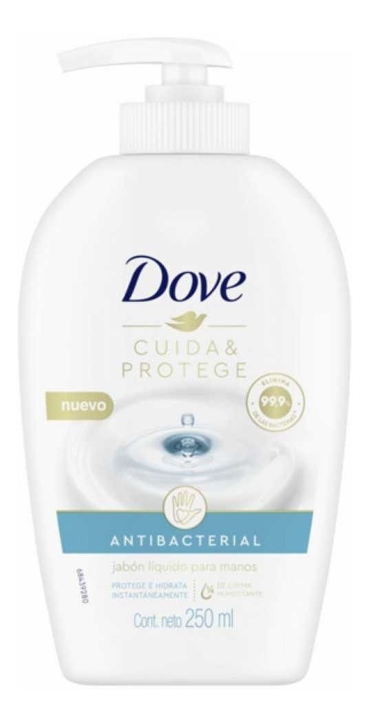 Dove Jabon Liquido Antibacterial Manos 250 ml