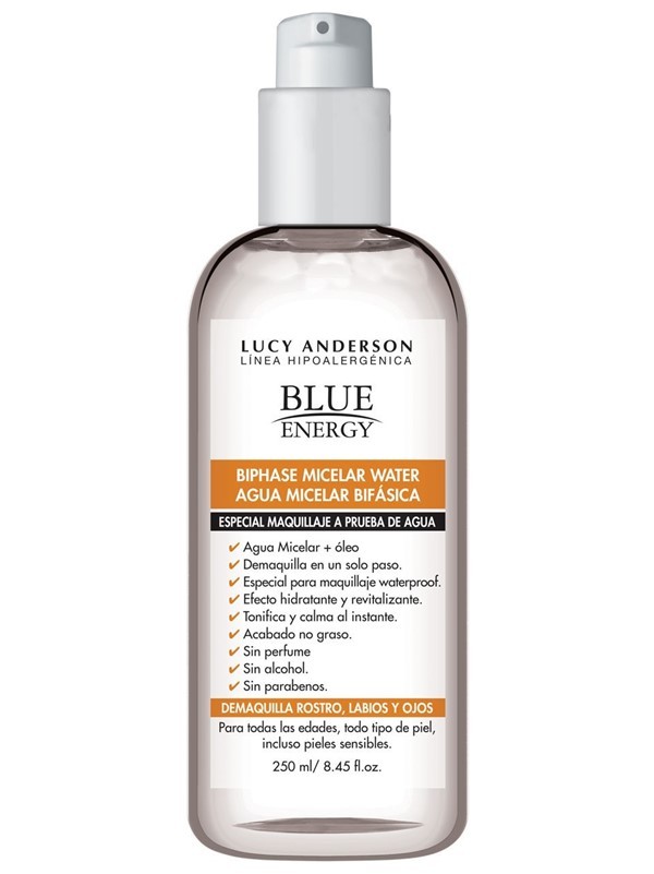 Blue Energy Agua Micelar Bif.x 250 Ml.