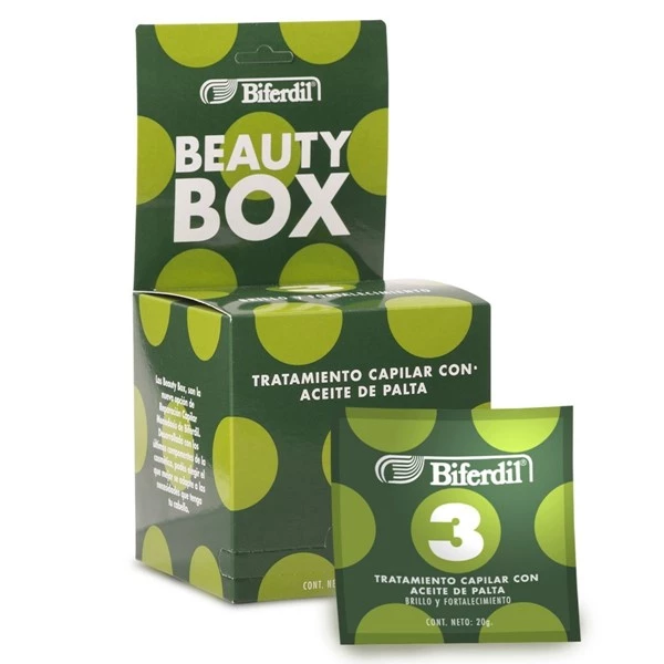 Biferdil Tratamiento Capilar Con Aceite de Palta 20 gr 24 Sachet