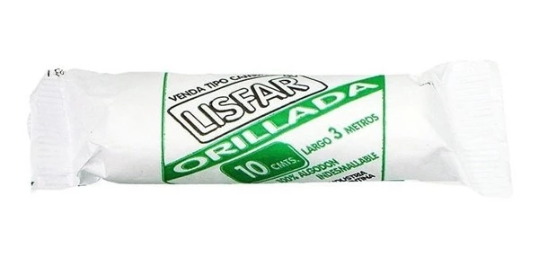 Lisfar Venda Tipo Cambric x 10 cm. x 3 mts. 12 Unidades